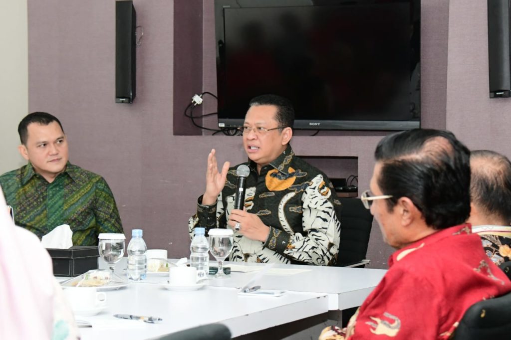 MPR RI Bamsoet Media Visit ke TV One