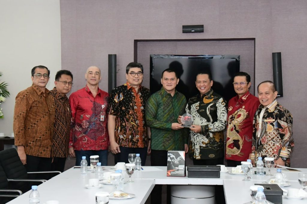 MPR RI Bamsoet Media Visit ke TV One