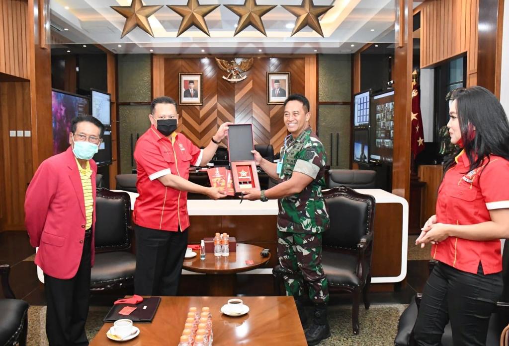 Bamsoet usai bertemu KSAD Jenderal TNI Andika Perkasa