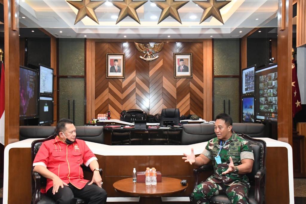 Bamsoet usai bertemu KSAD Jenderal TNI Andika Perkasa