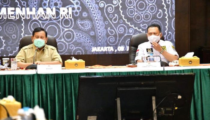 Bertemu Menhan, Pimpinan MPR RI Bahas Pokok-pokok Haluan Negara dan RUU HIP