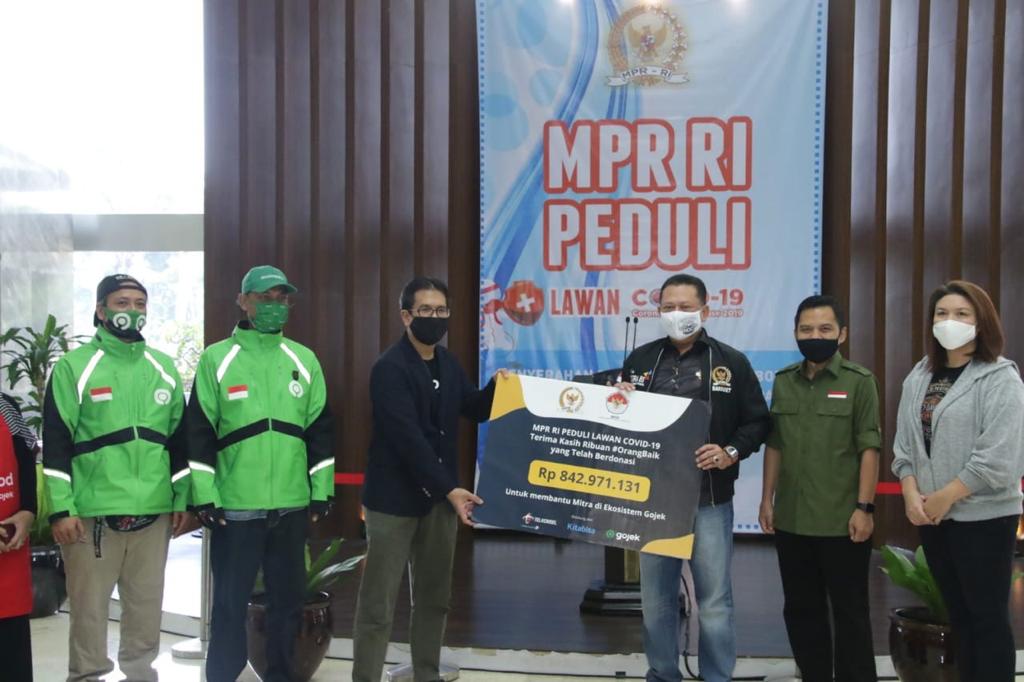 Donasi MPR RI Peduli - Lawan Covid-19 Tembus Rp 842 Juta