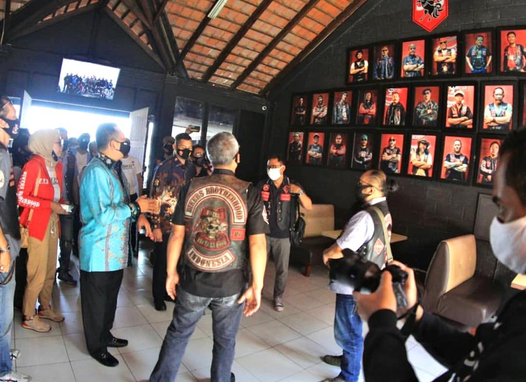 Bertemu Komunitas Motor BBMC Bandung, Bamsoet Ajak Biker Kampanyekan Protokol Kesehatan