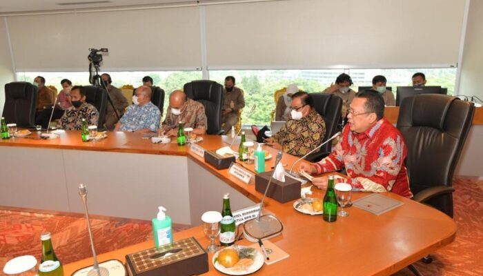 Rapat Konsultasi MPR RI dan Menteri PPN/Kepala Bappenas, Bamsoet: Perlu Grand Design Pembangunan Yang Rekonsilatif di Papua